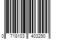 Barcode Image for UPC code 0718103403290