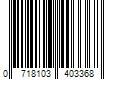 Barcode Image for UPC code 0718103403368