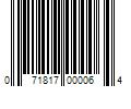 Barcode Image for UPC code 071817000064