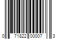 Barcode Image for UPC code 071822000073