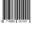 Barcode Image for UPC code 0718550001001