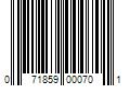 Barcode Image for UPC code 071859000701