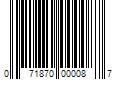 Barcode Image for UPC code 071870000087