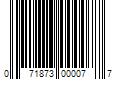 Barcode Image for UPC code 071873000077