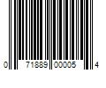 Barcode Image for UPC code 071889000054