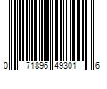 Barcode Image for UPC code 071896493016