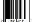 Barcode Image for UPC code 071924214347