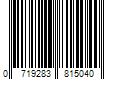 Barcode Image for UPC code 0719283815040