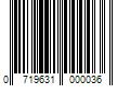 Barcode Image for UPC code 0719631000036