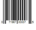 Barcode Image for UPC code 071967000075