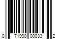 Barcode Image for UPC code 071990000332