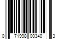 Barcode Image for UPC code 071998003403