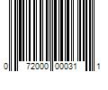 Barcode Image for UPC code 072000000311