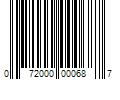 Barcode Image for UPC code 072000000687