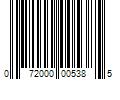 Barcode Image for UPC code 072000005385