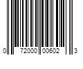 Barcode Image for UPC code 072000006023