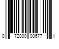 Barcode Image for UPC code 072000006771