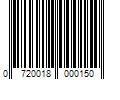 Barcode Image for UPC code 0720018000150