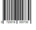 Barcode Image for UPC code 0720018000730