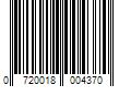 Barcode Image for UPC code 0720018004370