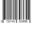 Barcode Image for UPC code 0720140303655. Product Name: Allegory Tattoo Ink â€“ Ultra BLAK  Premium Black Tattoo Ink  Perfect for Lining and Shading  Smooth  Consistent Pigment  Vegan friendly Tattoo Color  Organic Ink  Crafted in the USA 8oz