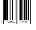 Barcode Image for UPC code 0720152102000