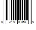 Barcode Image for UPC code 072030000183