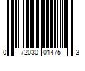 Barcode Image for UPC code 072030014753