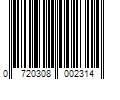 Barcode Image for UPC code 0720308002314