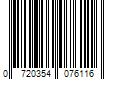 Barcode Image for UPC code 0720354076116