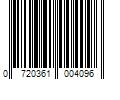 Barcode Image for UPC code 0720361004096