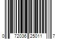 Barcode Image for UPC code 072036250117