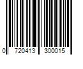 Barcode Image for UPC code 0720413300015