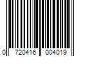 Barcode Image for UPC code 0720416004019