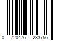 Barcode Image for UPC code 0720476233756