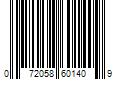 Barcode Image for UPC code 072058601409