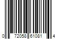 Barcode Image for UPC code 072058610814