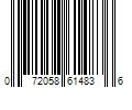 Barcode Image for UPC code 072058614836