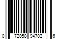 Barcode Image for UPC code 072058947026