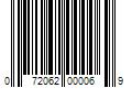 Barcode Image for UPC code 072062000069. Product Name: 