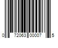 Barcode Image for UPC code 072063000075