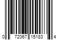 Barcode Image for UPC code 072067151834