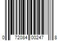 Barcode Image for UPC code 072084002478