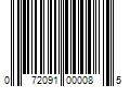 Barcode Image for UPC code 072091000085