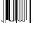 Barcode Image for UPC code 072092000091