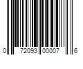 Barcode Image for UPC code 072093000076. Product Name: 