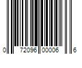 Barcode Image for UPC code 072096000066