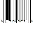 Barcode Image for UPC code 072100000228