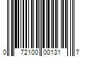 Barcode Image for UPC code 072100001317. Product Name: 