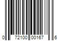 Barcode Image for UPC code 072100001676